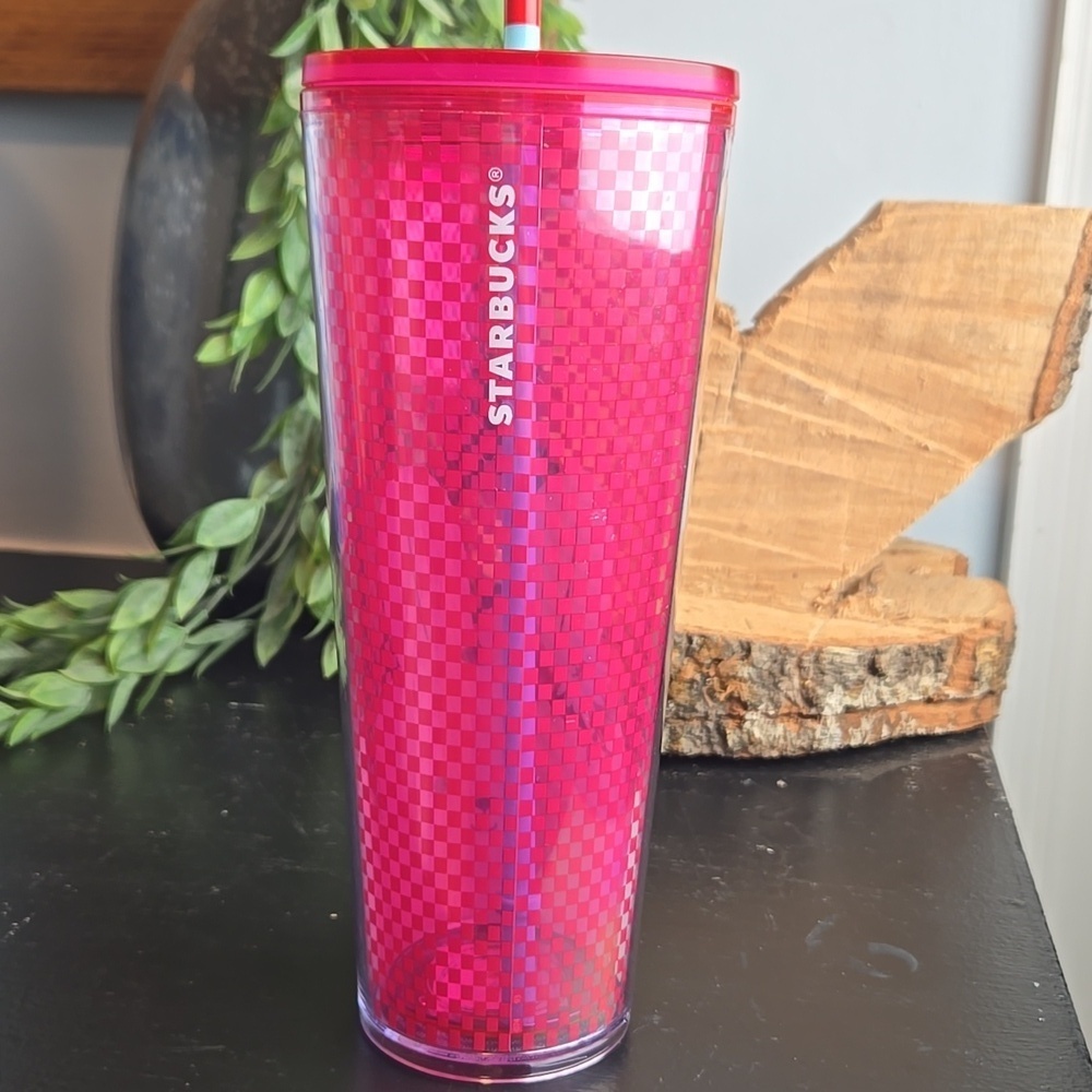 Starbucks Tumbler 2023 Lunar New Year Pink Rabbit Bunny Cold Actylic-NWT-24 oz - Picture 7 of 9